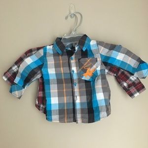 2 Boys Sz 12 Months Shirts Chaps Beverly Hill Polo
